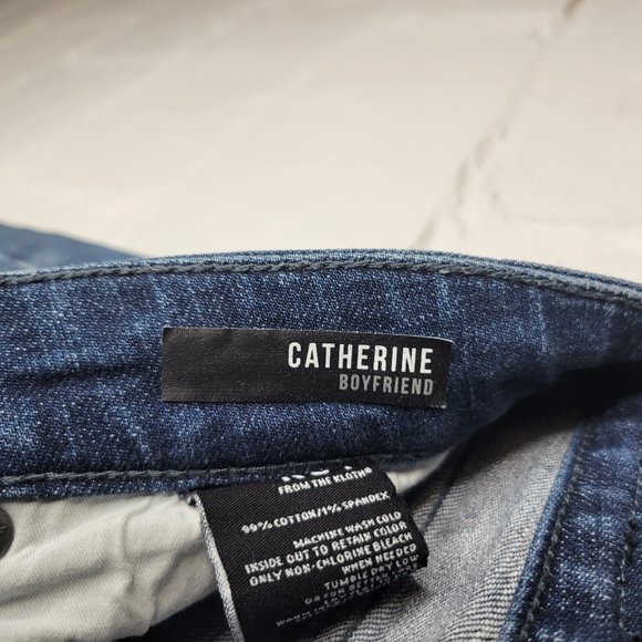 Kut From The Kloth Women's Size 4 Jeans Catherine Boyfriend Cuffed - Picture 8 of 9